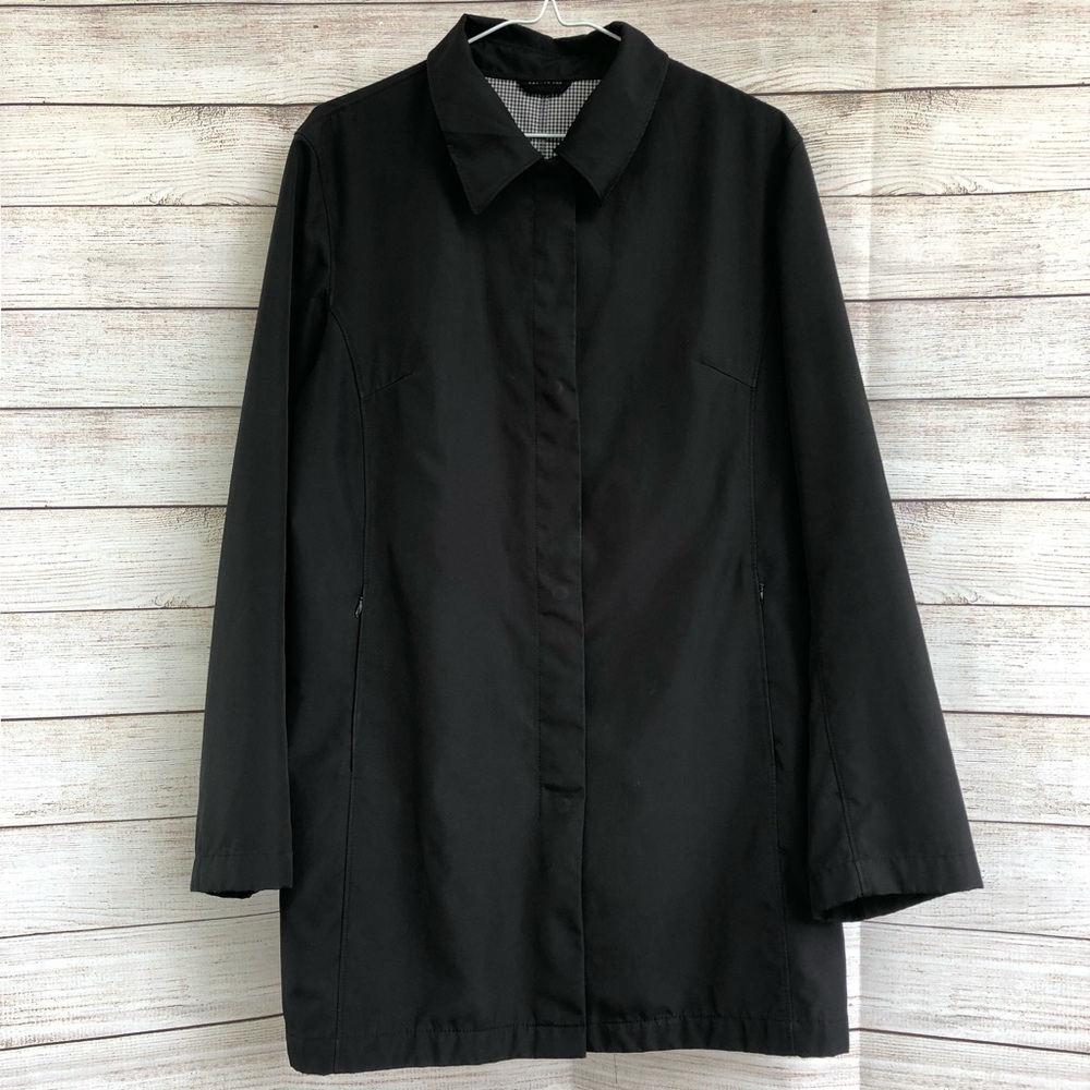 VERANO Black Rain Jacket Size Medium